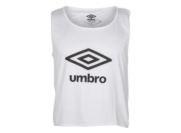 UMBRO Core Mark Vest Hvit SR Markeringsvest i mesh med logo 